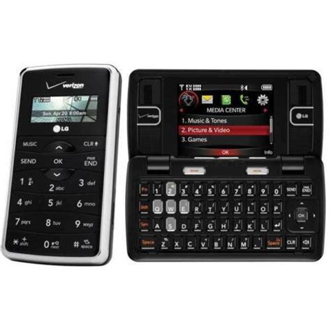 87oagyz4y8 Lg Env2 Vx9100 Black Qwerty Cell Phone For Verizon Wireless