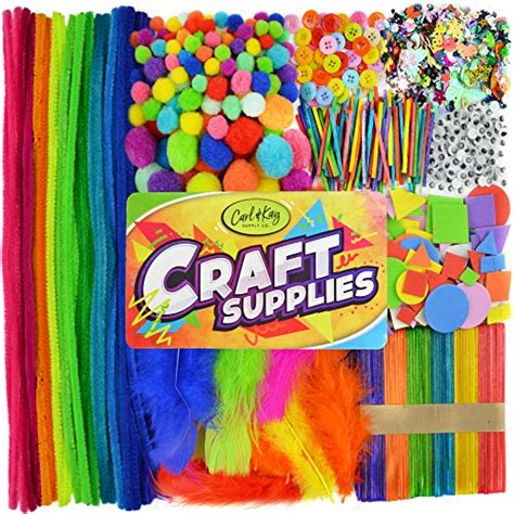 Carl And Kay 1750 Pcs Arts And Crafts Supplies Craft Supplies For Kids