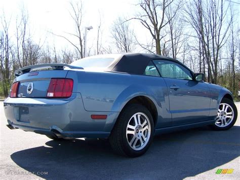 2005 Windveil Blue Metallic Ford Mustang Gt Premium Convertible