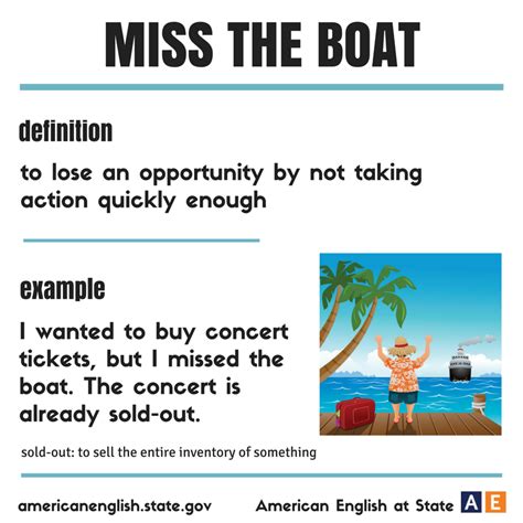 Expression Miss The Boat Learnenglish English4matura Good
