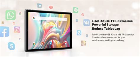 Yotopt U10 Tablet 10 Inch 4g Lte And Wifi Android 120 Octa Core