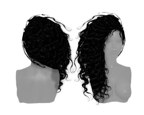 Grams Sims — Bellatrix Hair 12 Swatches Malefemale Custom Sims