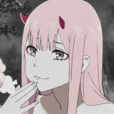 Zero Two 02 Darling In The Franxx Anime Expressions Cute Anime