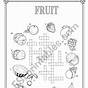 Fruit Worksheets