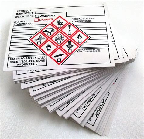 Osha Secondary Container Label Requirements Labels