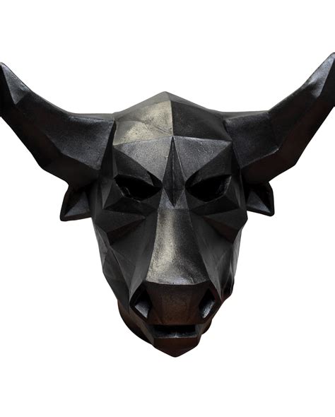 Low Poly Bull Mask Order Online Now Horror
