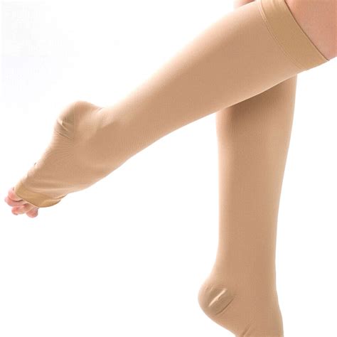 Knee High Calf Sleeve Compression Socks Medical Surgical Relief Edema