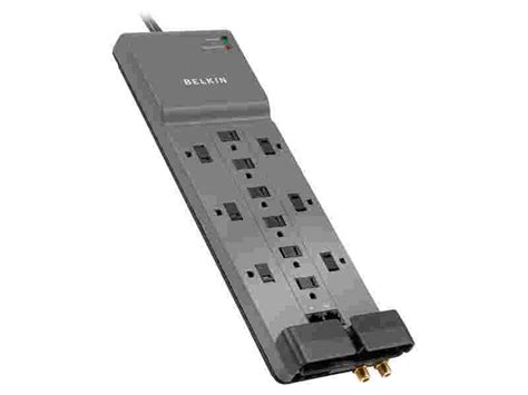 46% off multifunctional 4d massager with remote control electric wireless tens pulse hot compress neck protector 27 reviews cod. Belkin 12-Outlet Surge Protector with Phone/Ethernet/Coax ...