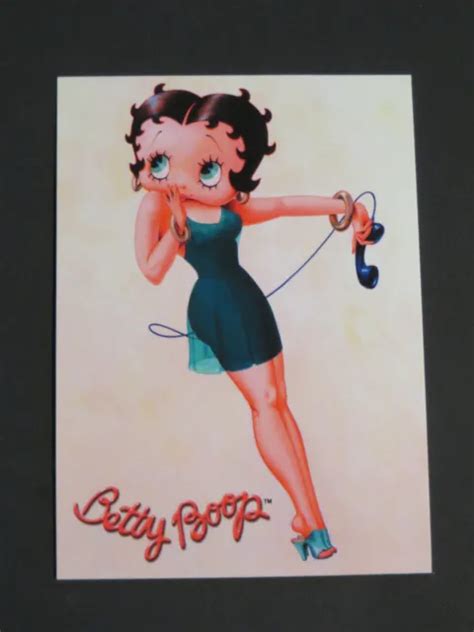 2001 King Features Betty Boop Sexy Cartoon Pin Up In Sexy Dress 126