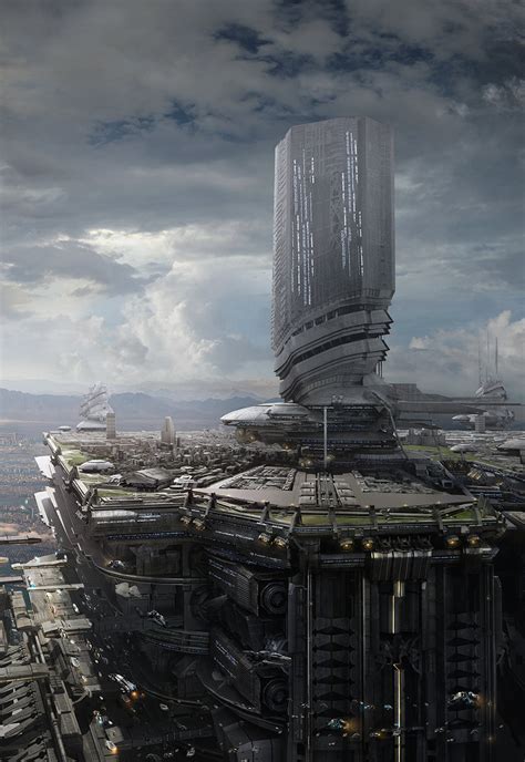Military Hq The Tower Fantasy City Fantasy Places Sci Fi Fantasy
