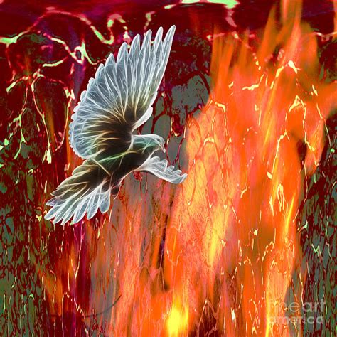 His Holy Fire Mixed Media By Beverly Guilliams