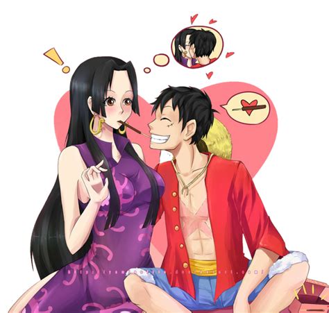 Love In Boa Hancock And Luffy By Nicolemeo2004 On Deviantart