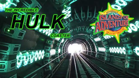 2019 The Incredible Hulk Coaster On Ride Front Seat Hd Pov Universals
