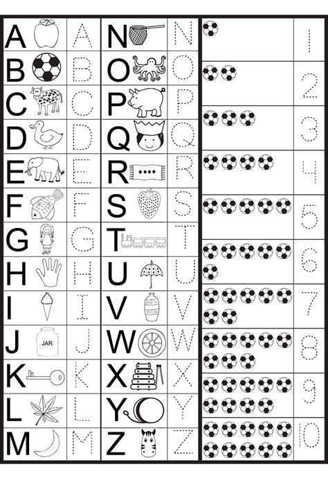 Tracing Activities Printables For Kids Abc Worksheet Images And