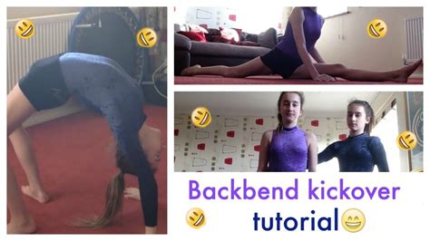 How To Do A Backbend Kickover 2flexibletwins Youtube
