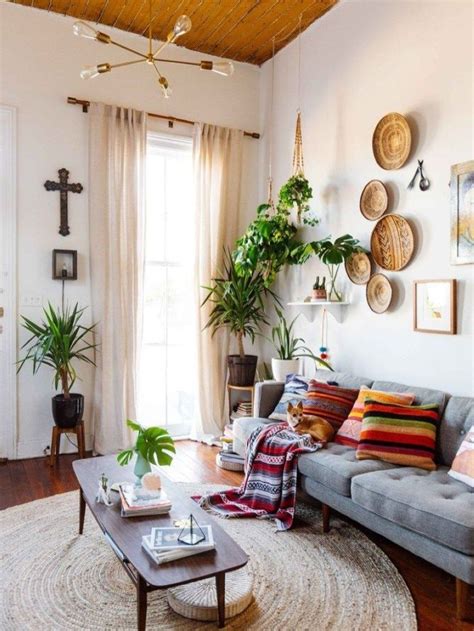 43 Cozy Boho Living Room Decor Ideas Decoração Sala