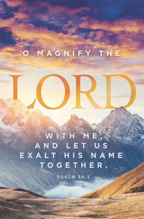 O Magnify The Lord Bulletin Pkg 100 General Worship