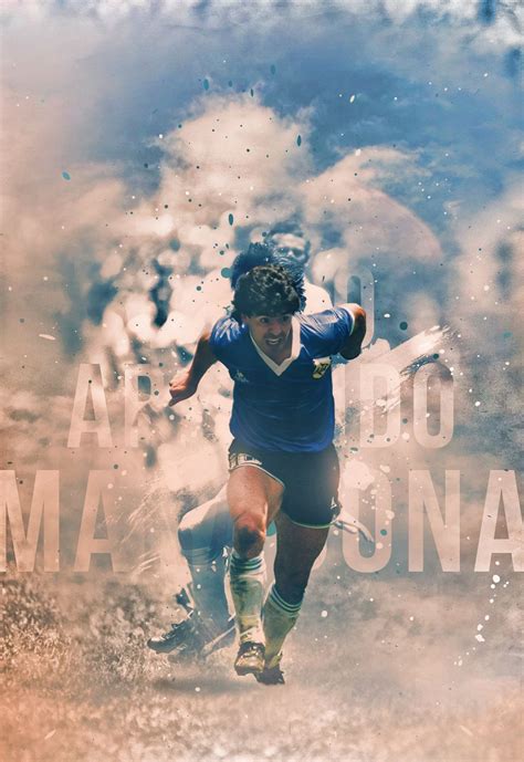 Diego Maradona Poster Wallpapers Wallpaper Cave