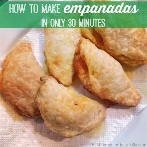 How To Make Empanada Dough For Frying