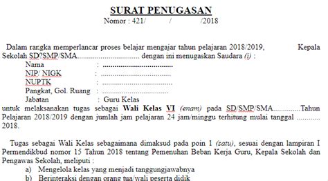 Surat Keterangan Melaksanakan Tugas Mengajar Dari Kepala Sekolah – Eva