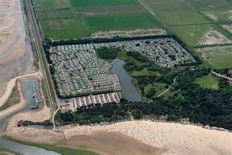 Pinewoods Holiday Park In Wells Next The Sea Norfolk Aerial Image