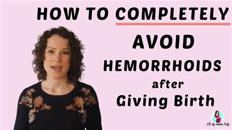 Hemorrhoids After Giving Birth How To Avoid Or Get Rid Of Hemorrhoids After Birth YouTube