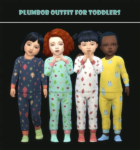 Simsworkshop Plumbob Outfits For Toddlers • Sims 4 Downloads