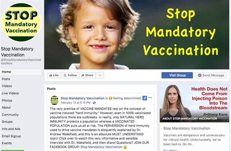 anti vaccine facebook page uses advertisements to build large audience