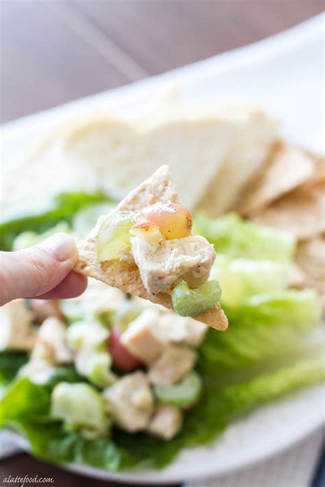 Light And Healthy Chicken Salad Recipe A Latte Food