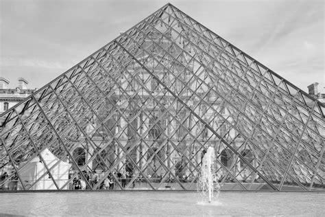 View Of Inverted Pyramid Architect Pei Cobb Freed Editorial Image