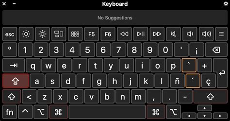 Spanish Keyboard Layout Keys