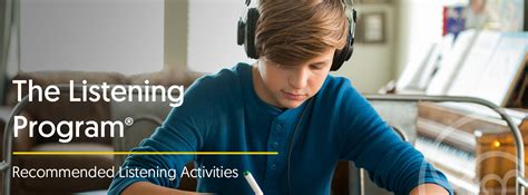 The Listening Program Recommended Listening Activities Advanced Brain