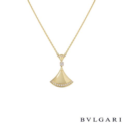 Bvlgari Yellow Gold Diamond Divas Dream Necklace Rich Diamonds