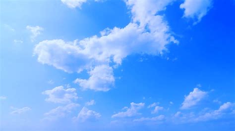 Deep Blue Sky Clouds Timelapse Free Footage Full Hd 1080p Sky