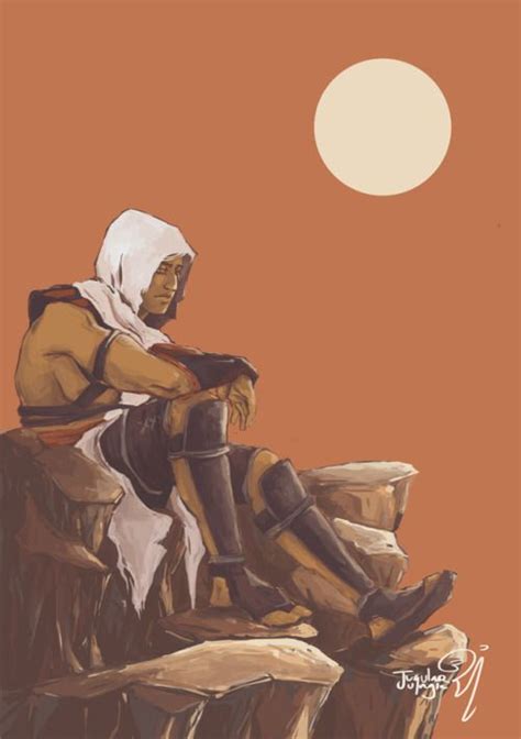 Bayek Is Chilling Or Brooding Or Both Assassin S Creed Origins