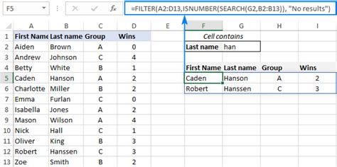 Excel FILTER Function Dynamic Filtering With Formulas