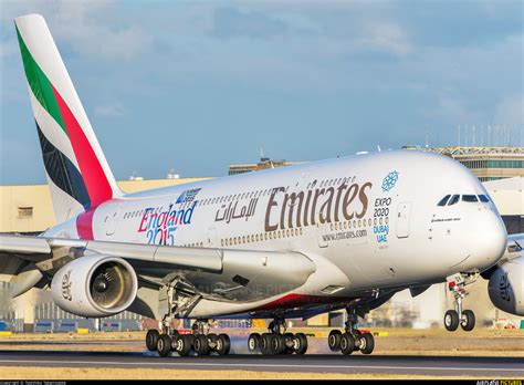 A6-EDV - Emirates Airlines Airbus A380 at London - Heathrow | Photo ID ...
