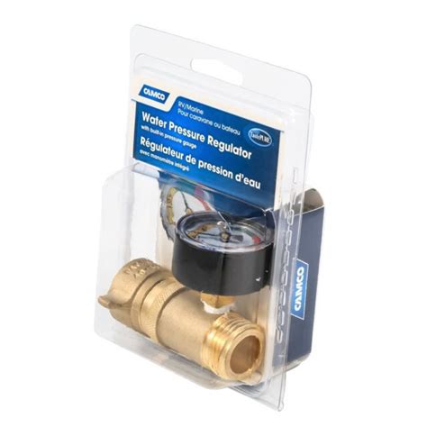 Camco Brass Rv Water Pressure Regulator With Gauge Centreville