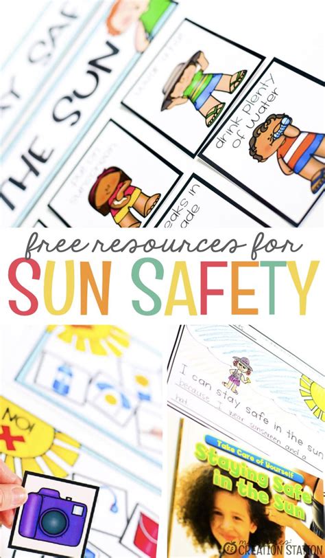 Sun Safety Activities Mrs Jones Creation Station Sun Safety