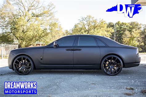 Raymond Feltons Matte Black Rolls Royce Ghost — Dreamworks Motorsports