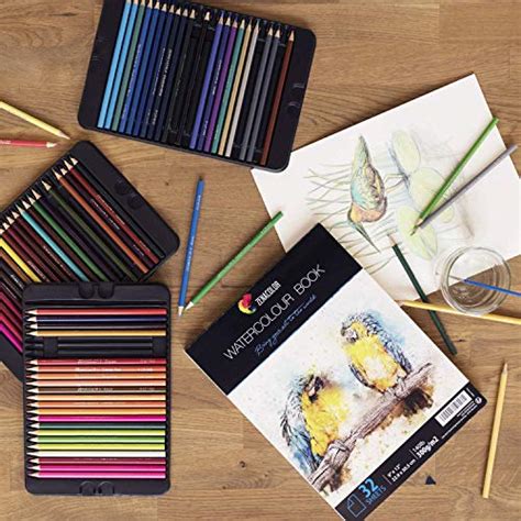 Shop Set Of 120 Watercolor Pencils And 64 P At Artsy Sister