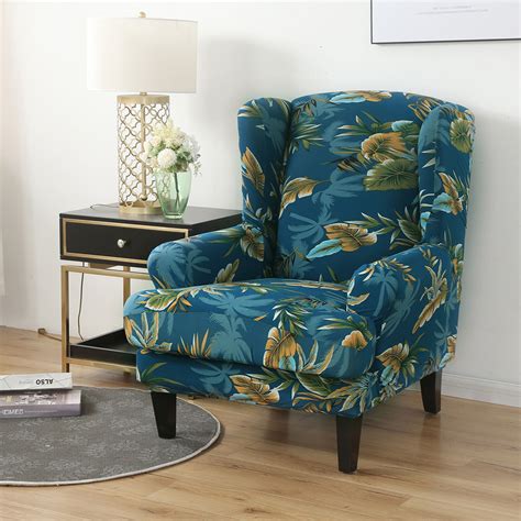Give your sofa a complete makeover with our replacement sofa covers. US Stretch 2-Piece Wing Chair Cover Wingback Armchair Seat ...
