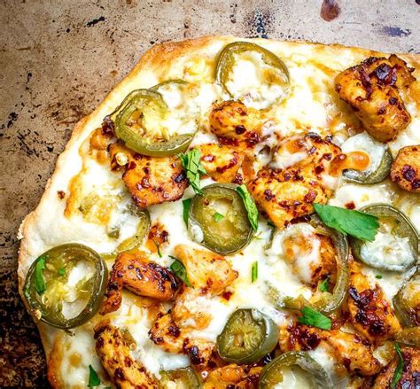 This Spicy Chicken And Pickled Jalapeno Pizza Is The Perfect Example Of