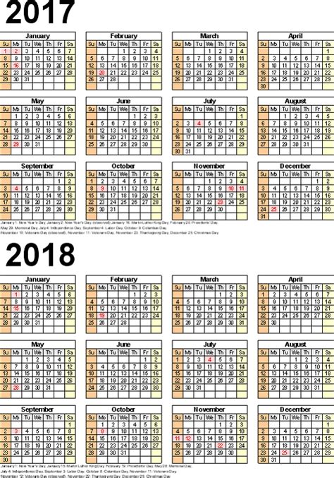 Printable Calendar 2017 And 2018 Printable Word Searches