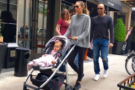 Derek And Hannah Jeter Step Out With Baby Girl Page Six