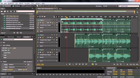 Adobe Audition программа для записи звука и его обработки