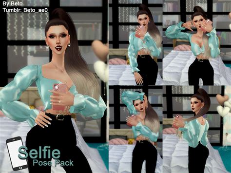 The Sims Resource Selfie Pose Pack By Betoae0 • Sims 4 Downloads