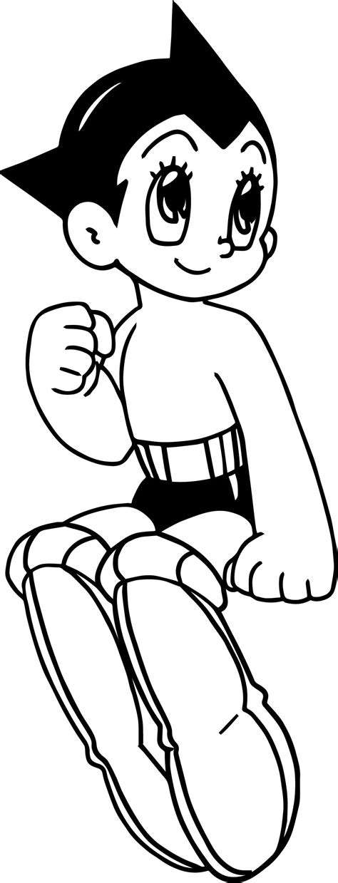 Cuteness By Astro Boy 2003 Coloring Page | Wecoloringpage.com