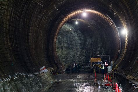 Part Of Chicagos Deep Tunnel System 350 Feet Underground The