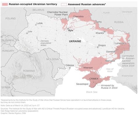 Heres The Latest Map Of Russian Occupied Territory In Ukraine